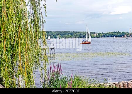 Berlin (Deutschland): Blick auf den Wannsee von der Villa Liebermann Stockfoto
