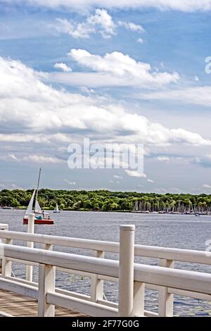 Berlin (Deutschland): Blick auf den Wannsee von der Villa Liebermann Stockfoto