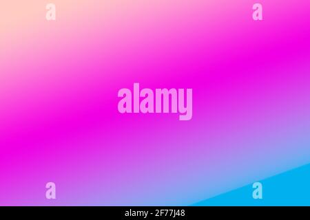 Abstrakter Hintergrund mit Farbverlauf in leuchtendem Pink und Blau Stockfoto