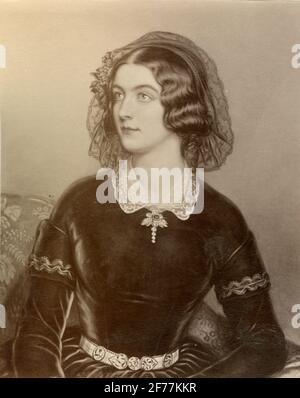 Malen. Porträt von Lola Montez (1821-1861). Stockfoto