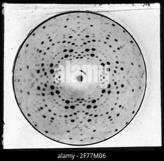 Skiopticon-Bild aus der Abteilung für Fotografie am Royal Institute of Technology. Verwendung durch Professor Helmer Bäckström als Lehrmaterial. Bäckström war Schwedens erster Professor für Fotografie am Royal Institute of Technology 1948-1958 .. Für weitere Informationen siehe das Fotobandbuch von Helmer Bäckström. Stockfoto