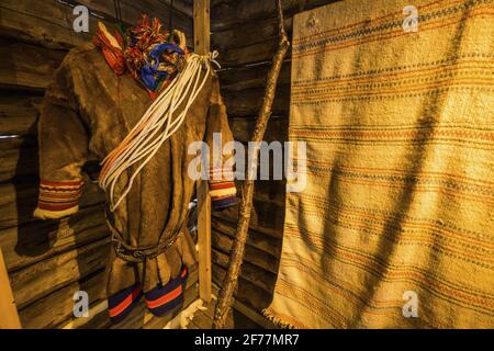 Schweden, Lappland, Jukkasjärvi, Sami-Museum Stockfoto