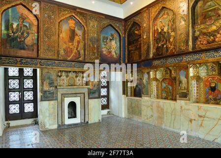 Iran, Teheran, von der UNESCO zum Weltkulturerbe erklärt, Golestan Palace Stockfoto