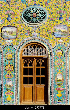 Iran, Teheran, von der UNESCO zum Weltkulturerbe erklärt, Golestan Palace Stockfoto