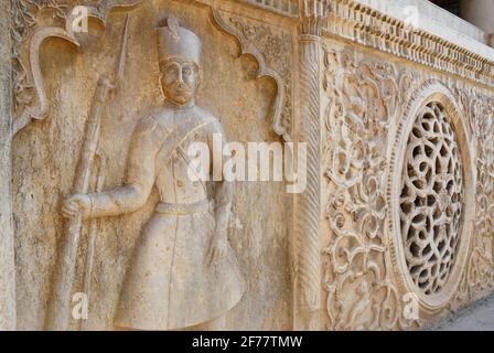 Iran, Shiraz, Naranjestan-Garten, Qavam-Haus (19. Jahrhundert) Stockfoto