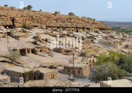 Iran, Provinz Kerman, von der UNESCO zum Weltkulturerbe erklärt, Dorf Maymand troglodyte Stockfoto