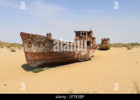 Aral-See, Usbekistan Stockfoto