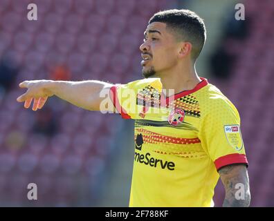 London, Großbritannien. April 2021. SOUTHEND, ENGLAND - 05. APRIL: Josh Gordon von Walsall während der Sky Bet League 2 zwischen Leyton Orient und Walsall im Brisbane Road Stadium, Southend, UK am 03. April 2021 Credit: Action Foto Sport/Alamy Live News Stockfoto