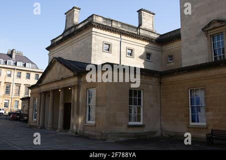 1769 erbaut und von John Wood dem Jüngeren entworfen, ist Bath Assembly Rooms, Bennett Street, Bath UK Stockfoto