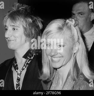 Rod Stewart Olivia Newton John 1979 Foto von John Barrett/PHOTOlink / MediaPunch Stockfoto