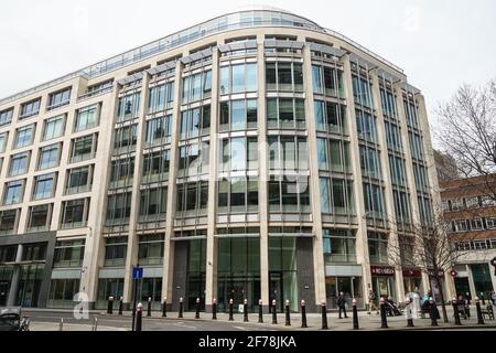 Das Rolls Building, Gerichtsgebäude in der Fetter Lane, London, England, Großbritannien Stockfoto