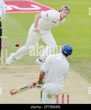 1. TEST ENGLAND V AUSTRALIEN BEI LORDS GLEN MCGARTH BILD DAVID ASHDOWNTEST CRICKET Stockfoto