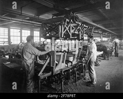 Bauherr: Bauunternehmen Contractor, Stockholm. Kungsholm's reallärverk. Stockfoto