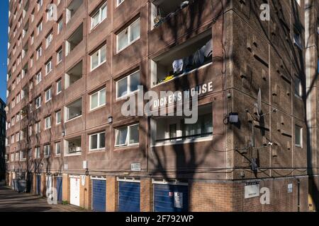 Die Regeneration von South Kilburn in Brent, London, England Stockfoto