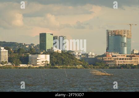 Porto alére, Rio Grande do Sul, Brasilien, 29. - 2021. März: Blick auf die Ibere Foundation, Kunstmuseum. Stockfoto