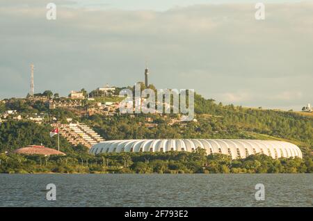 Porto Alére, Rio Grande do Sul, Brasilien, 29. - 2021. März: Blick auf das Beira Rio Stadium, Fußballstadion des Sport Clube Internacional Stockfoto