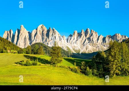 Panorama der Dolomiten in Italien Stockfoto