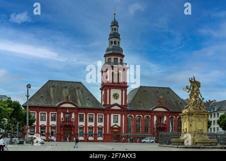 Altes Rathaus, Mannheim, Baden-Württemberg, Deutschland Stockfoto