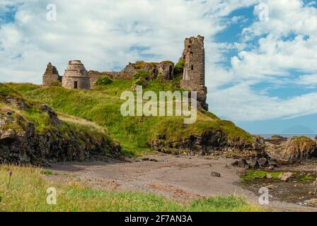 Dunure Castle, in der Nähe von Ayr, Ayrshire, Schottland Stockfoto