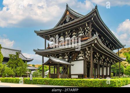 San-mon-Tor, Tofuku-ji-Tempel, Kyoto, Japan Stockfoto