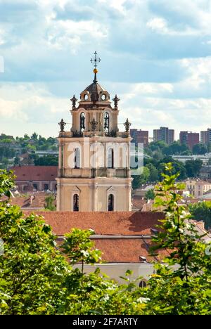 STS Johns Kirche, Vilnius, Litauen Stockfoto