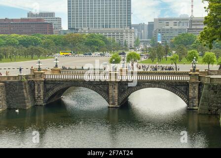 Nijubashi Brücke, Tokyo, Japan Stockfoto