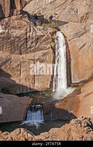 Twin Falls Augrabies National Park 11237 Stockfoto