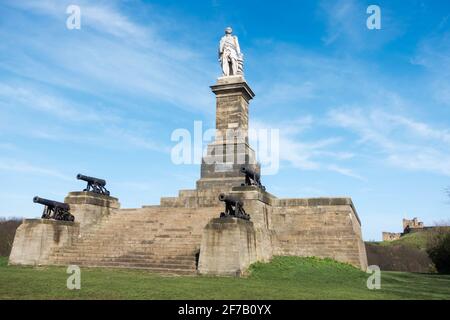 Das Collingwood Monument in Tynemouth, Nordostengland, UKCollingwood Stockfoto