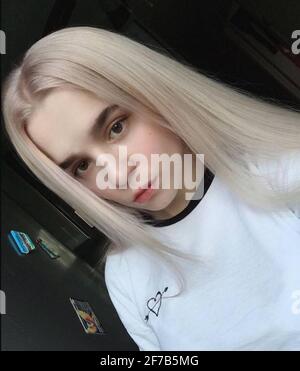 Verschwindenfall von Denise Pipitone, neue Bilder aus Olysa Rostovas Instagram-Profil, für die heute der DNA-Test erwartet wird, um zu überprüfen, ob sie das Kind sein könnte, das vor 17 Jahren in Mazzara del Vallo verschwand (SOZIAL - 2021-04-06, DOMENICO PIZZARELLI) p.s. la foto e' utilizzabile nel rispetto del contesto in cui e' stata scattata, e senza intento diffamatorio del decoro delle persone rappresentate Stockfoto