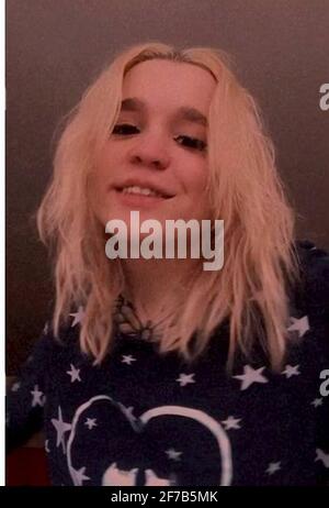 Verschwindenfall von Denise Pipitone, neue Bilder aus Olysa Rostovas Instagram-Profil, für die heute der DNA-Test erwartet wird, um zu überprüfen, ob sie das Kind sein könnte, das vor 17 Jahren in Mazzara del Vallo verschwand (SOZIAL - 2021-04-06, DOMENICO PIZZARELLI) p.s. la foto e' utilizzabile nel rispetto del contesto in cui e' stata scattata, e senza intento diffamatorio del decoro delle persone rappresentate Stockfoto