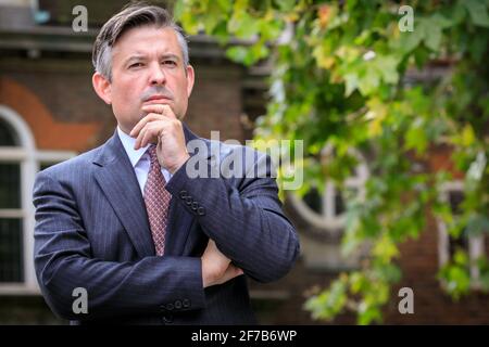 Jonathan Ashworth, Parlamentsabgeordneter, Politiker der britischen Labour Party, Schattengesundheitsminister, London, Großbritannien Stockfoto