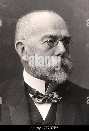 Robert Koch Deutscher Arzt und Mikrobiologe geboren 1843 starb 1910 Stockfoto