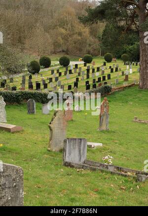 Bridgnorth Friedhof, Bridgnorth, Shropshire, England, Großbritannien. Stockfoto