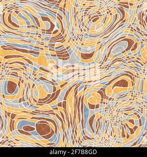 Nahtlose abstrakte Linie Geo-Muster für den Druck Stockfoto