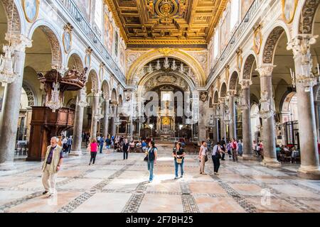 Basilica di Santa Maria in Aracoeli, Rom, Latium, Italien, Europa Stockfoto