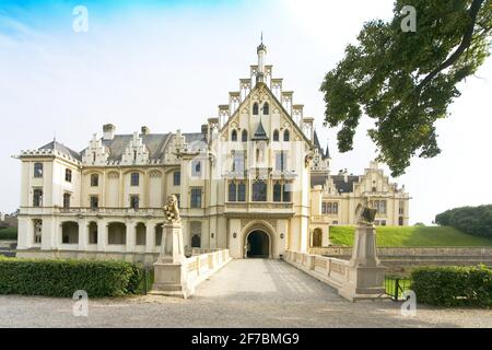 Schloss Grafenegg in Niederösterreich, Österreich, Niederösterreich Stockfoto