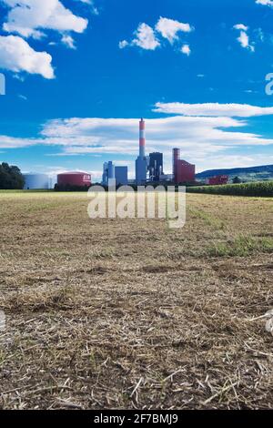 Wärmekraftwerk Theiss, Österreich, Niederösterreich Stockfoto