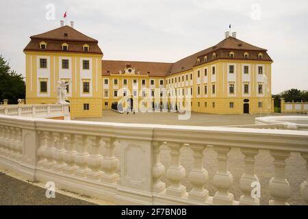 Festival Palance Hof in Österreich, Österreich, Niederösterreich, Engelhartstetten Stockfoto