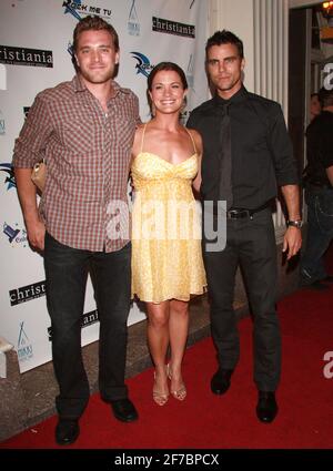 New York, NY, USA. 11. Juni 2008. Billy Miller, Melissa Claire Egan, Colin Egglesfield bei der 19. Jährlichen Pre-Daytime Emmy Awards Party in Nikki Midtown. Kredit: Steve Mack/Alamy Stockfoto