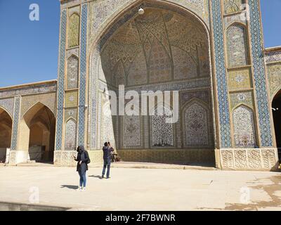 shiraz, iran - 29. april 2019: Tourismus Foto schöne Parks in shiraz Stadt Stockfoto