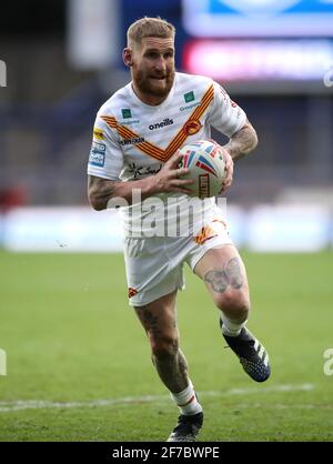 Aktenfoto vom 27-03-2021 von Sam Tomkins, dem katalanischen Drachen. Ausgabedatum: Dienstag, 6. April 2021. Stockfoto