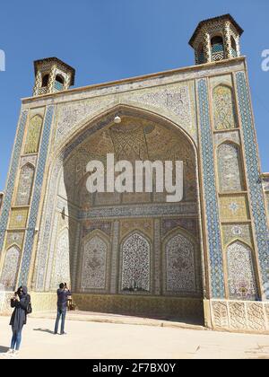 shiraz, iran - 29. april 2019: Tourismus Foto schöne Parks in shiraz Stadt Stockfoto