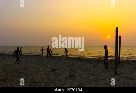 Sonnenuntergang Stockfoto