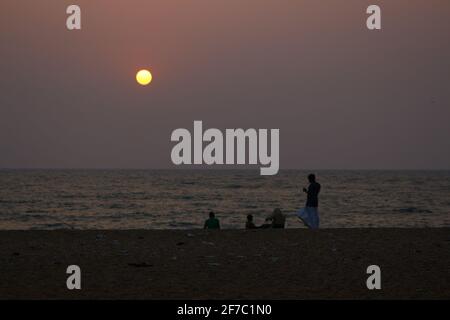 Sonnenuntergang Stockfoto