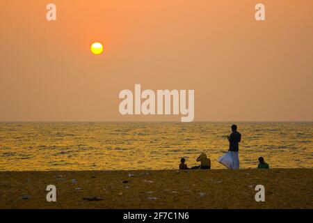 Sonnenuntergang Stockfoto