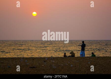 Sonnenuntergang Stockfoto