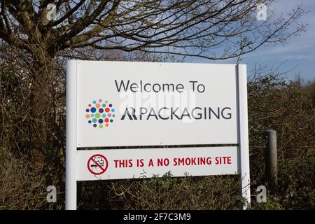AR Packaging, Godmanchester Stockfoto