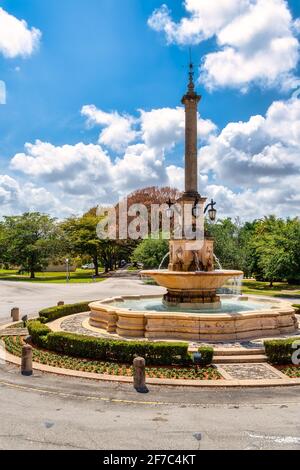 Tägliches Leben in Miami City, Florida, USA Stockfoto