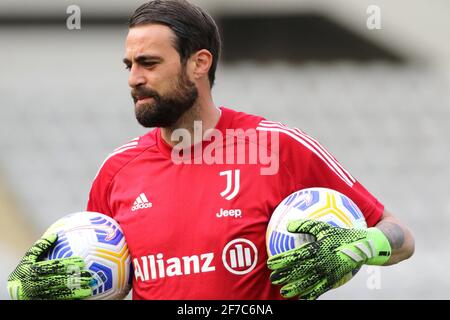 Carlo Pinsoglio (Juventus FC) Torwart während des FC Turin gegen den FC Juventus, Italienisches Fußballspiel Serie A, Turin - Foto .LiveMedia/Claudio Benedetto Stockfoto
