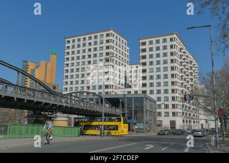 Neubauprojekt Highpark am Potsdamer Platz, Köthener Straße, Gabriele-Tergit-Promenade, Mitte, Berlin, Deutschland Stockfoto